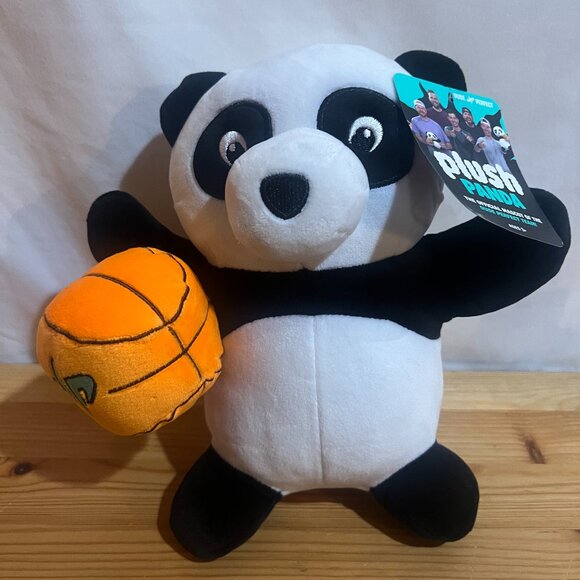 Dude Perfect Team Panda With Basketball 9" Bear Stuffed Plush New With Tag $15 - Picture 1 of 4
